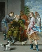 Antonio de Pereda Tobias curando la ceguera a su padre oil on canvas